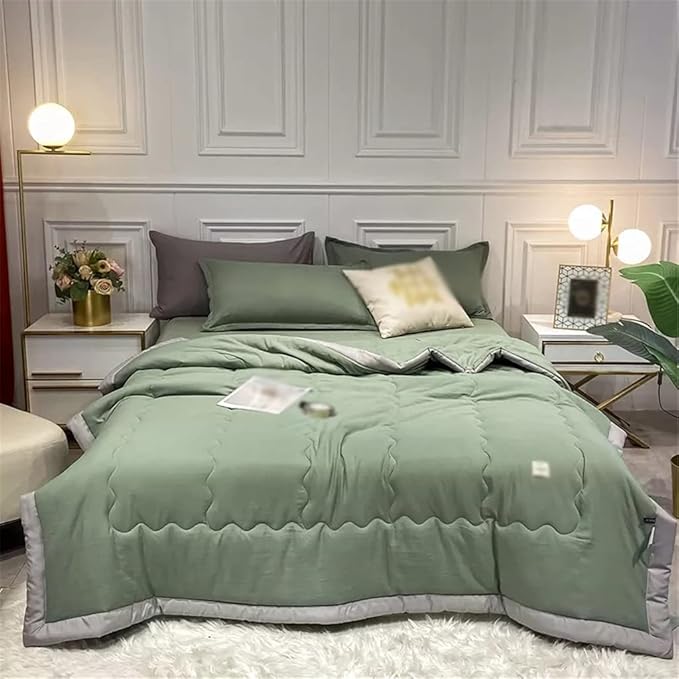 Lightweight Reversible Comforter | All-Season Bedding | Soft Microfiber Quilt
