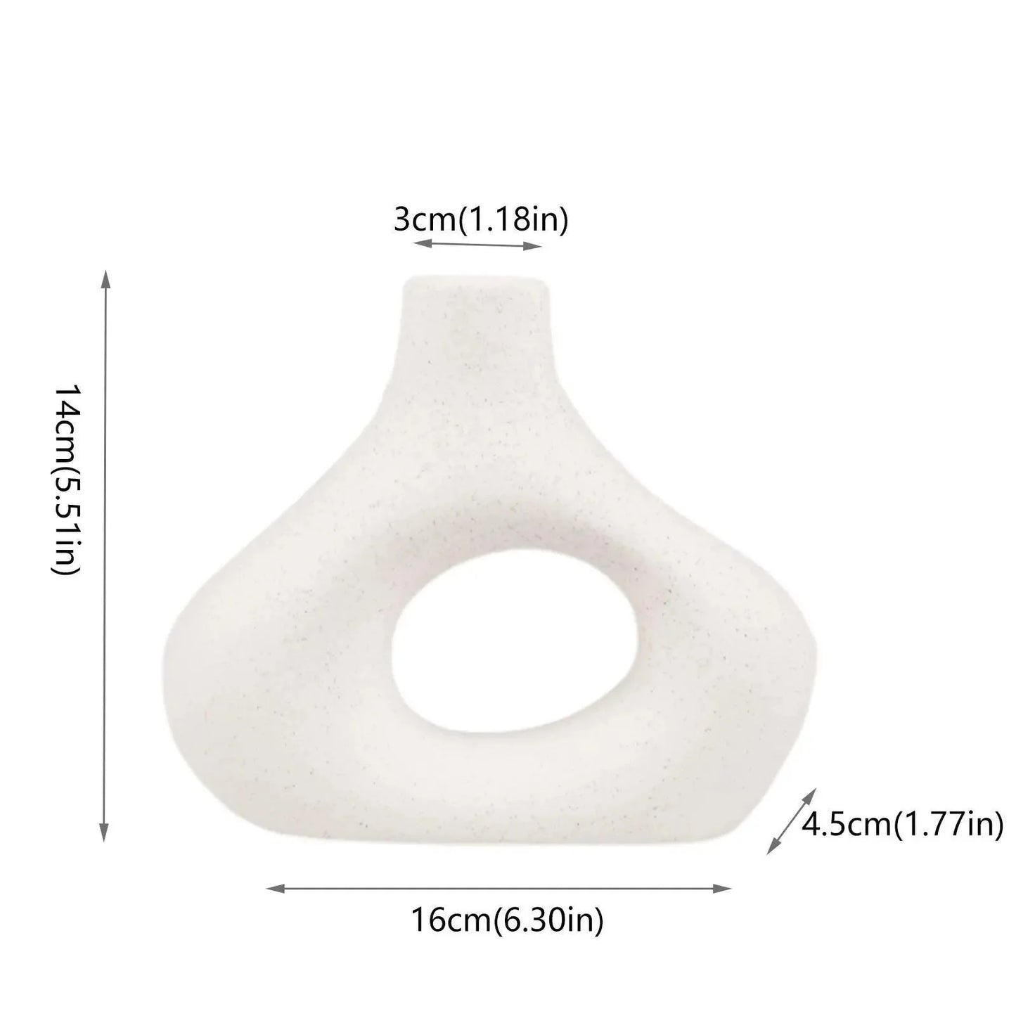 Modern Sculptural Vase Set | Minimalist Home Decor | Matte Ceramic Finish
