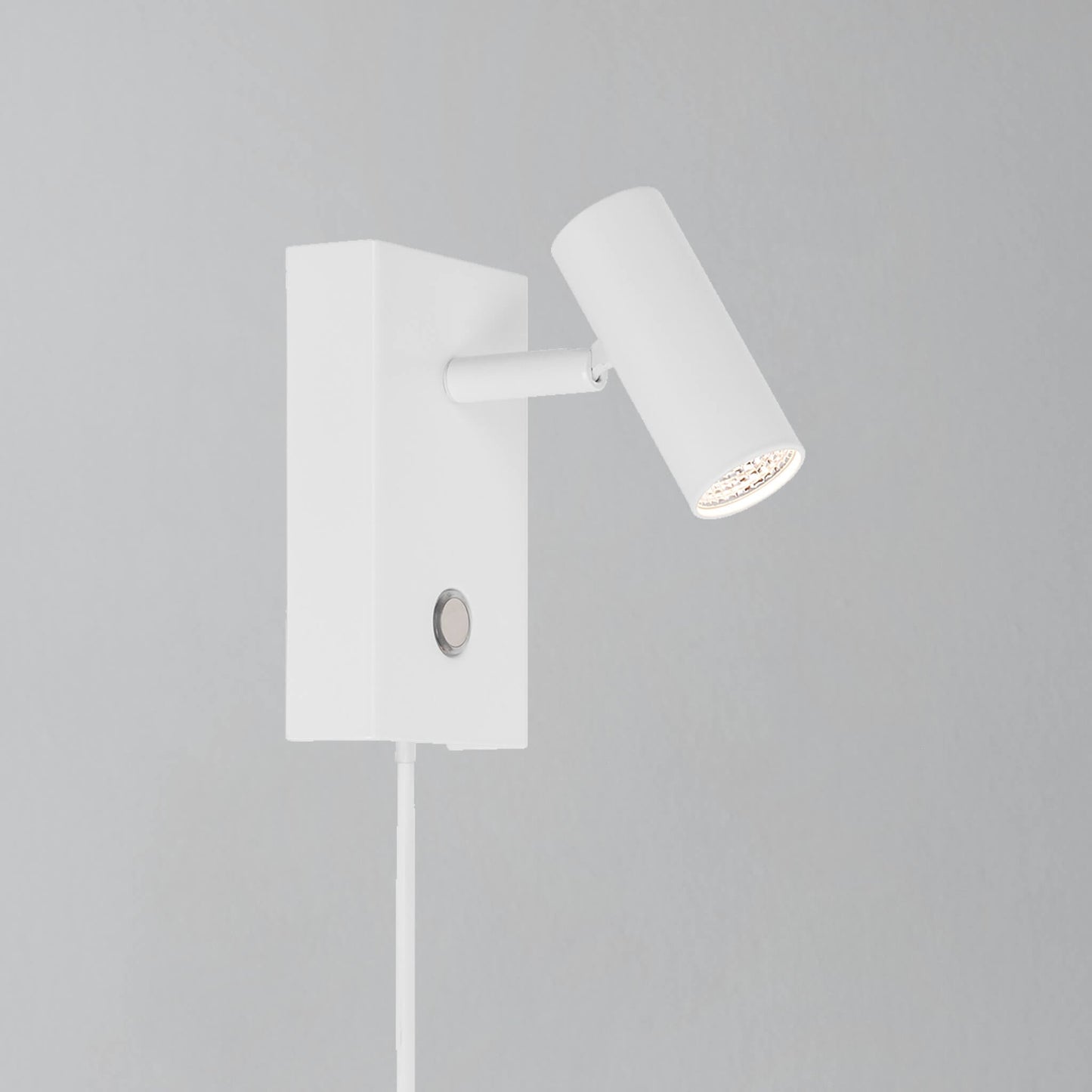 Adjustable LED Wall Light | Minimalist Wall Sconce | Black Metal Spotlight